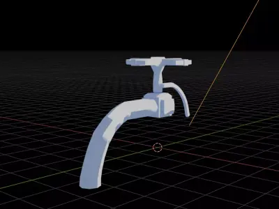 Bottom mold faucet Free 3D model