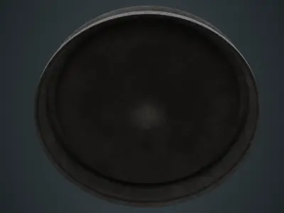 Fountain 2B Low-poly 3D model