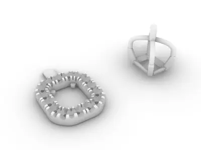 Pendant 2024-007 3D print model  3D print model