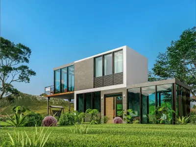  New Modern House 3D model