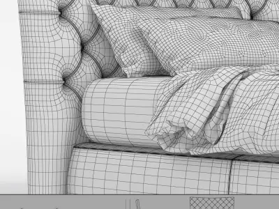 Dorelan Luxury Brighton bed 3D model