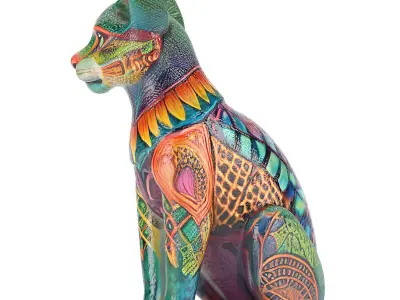 Alebrije Cat 02 3D model