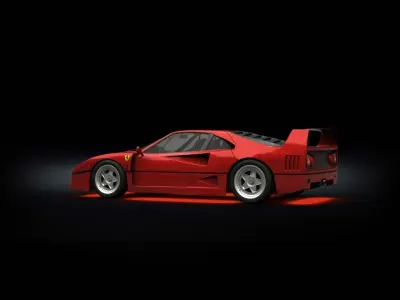 FERRARI F40 FOR 3D PRINTING 3D model