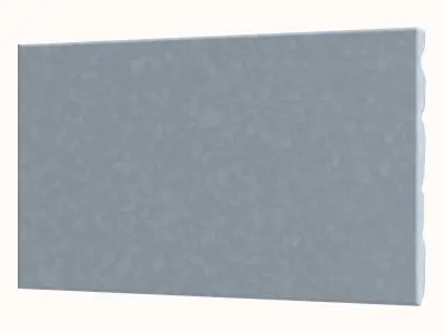 Weathered Dolomite Stone Wall 3D model