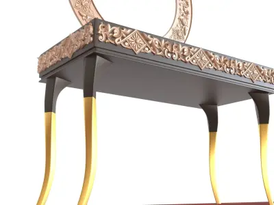 Console Mirror Table 3D model