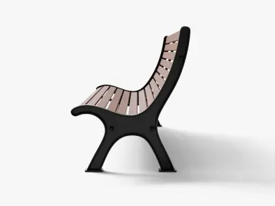 Bench 3D model purchase