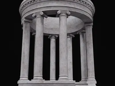 Sculpture Column 3D model