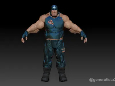 El Cazador  PBR 3D model