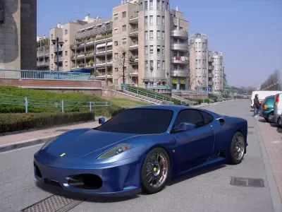 Sport Car Mental ray 3D model