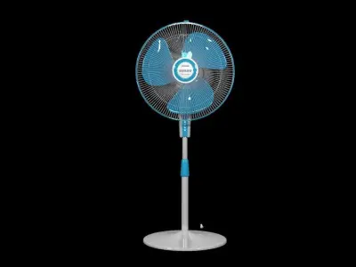 MODEL FAN RIGGED Free 3D model