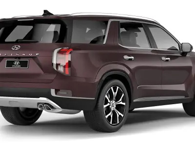 Hyundai Palisade 2018 3D model