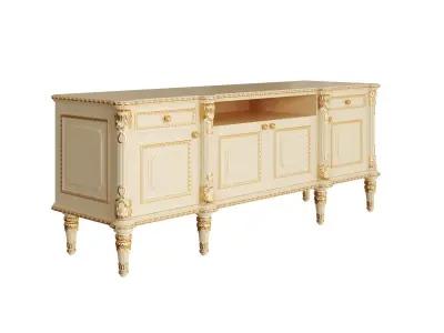 Timeless elegance TV stand by Modenese 3D model