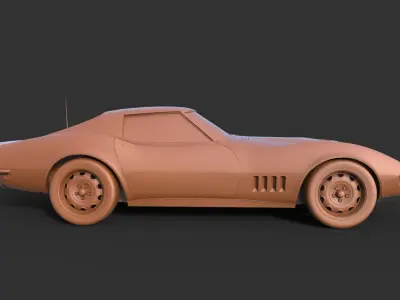 Chevrolet Corvette Stingray 427 1969 3D print model