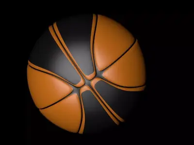 Basketball ball 3D model 12