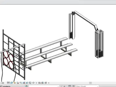 34 Gym models Revit Family 2015 3D model