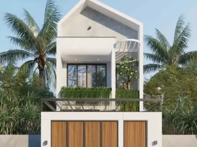 Garden Town House 3D model