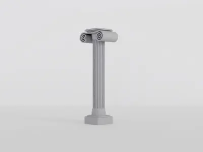 Greek Pillar 3D model