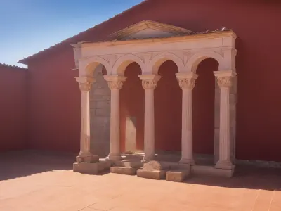 Ancient Roman Ruins Classical Archway   3D model
