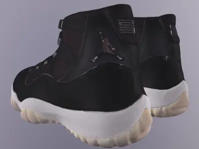 NIKE AIR JORDAN 11 SHOES PBR Low-poly 3D model purchase