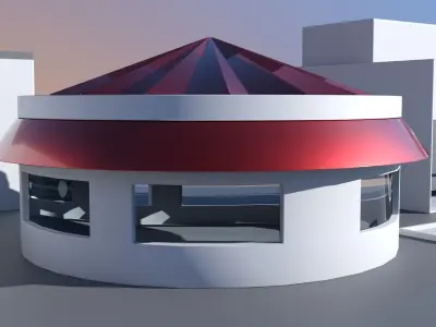 Stores Free low-poly 3D model