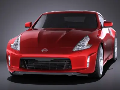 Nissan 370z 2017 VRAY 3D model