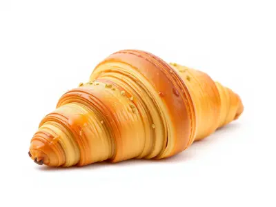 Croissant Model Pack with Detailed Pastries Low-poly 3D model