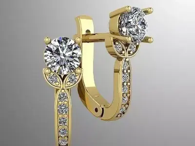 Earrings n 65 3D print model