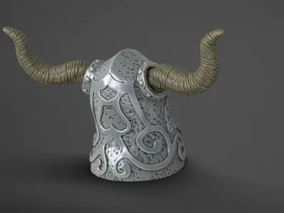 Skyrim helmet home decoration 3D print model