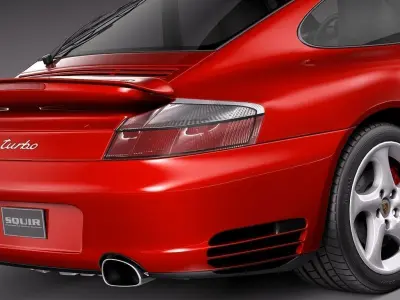 Porsche 911 Turbo 996 2002 3D model