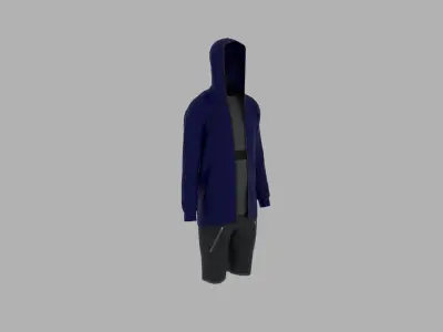 Sport Suit Low-poly 3D model 56
