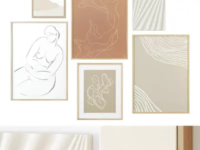 Gallery Wall 121 3D model