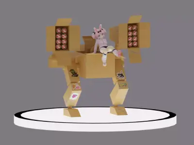 Mecha carbox Free 3D print model