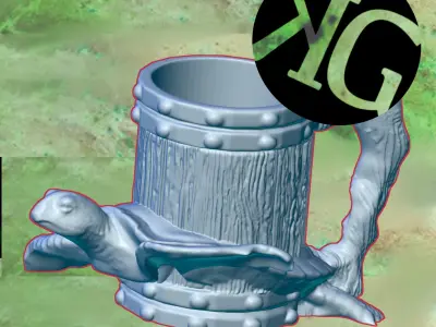 KG Customs  Creations Animal Can holder 3D model