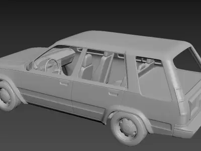 Toyota Tercel 4wd 1986  Body For Print 3D print model