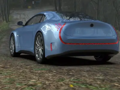 VELOS XR Concept Car 3D model