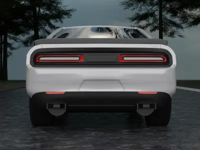 dodge challenger srt hellcat 2015 3D model