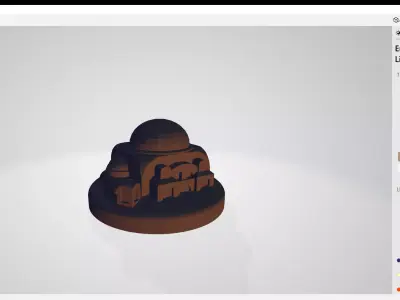 Catan church piece Free 3D model
