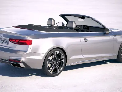 Audi A5 Cabrio 2020 3D model