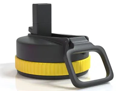 Sports water bottle 3D model