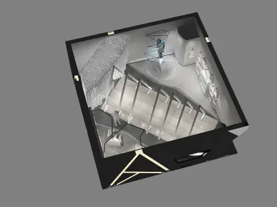 exhibitionx Low-poly 3D model