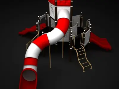 Outdoor Castle 3D model