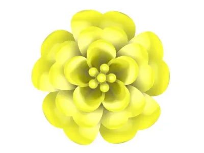 Luxury Layered Flower Ring 3D Model for Jewelry 4432 3D print model