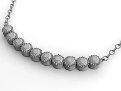 Diamond pendant 3D model for render 3Ds Max V-ray 3D model purchase