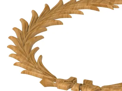 Carved picture frame STL 3D model 49