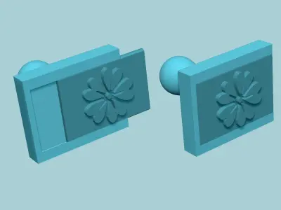 Stamp 15 - Flower - Fondant Decoration Maker Toy 3D print model