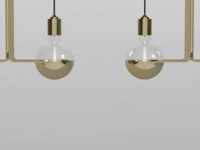 Detail Geneva Chandelier 3D model