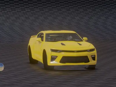 Chevrolet camaro Original Low-poly 3D model