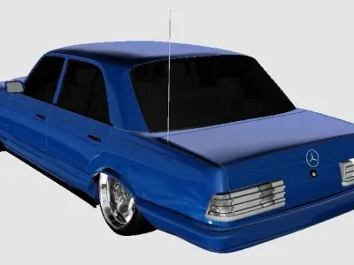 MERCEDES BENZ W123  3D model