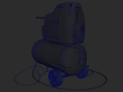 Air Compressor 3D model