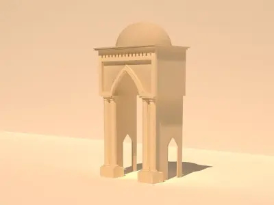classic arch 3D model purchase